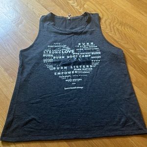Burn boot camp top size M